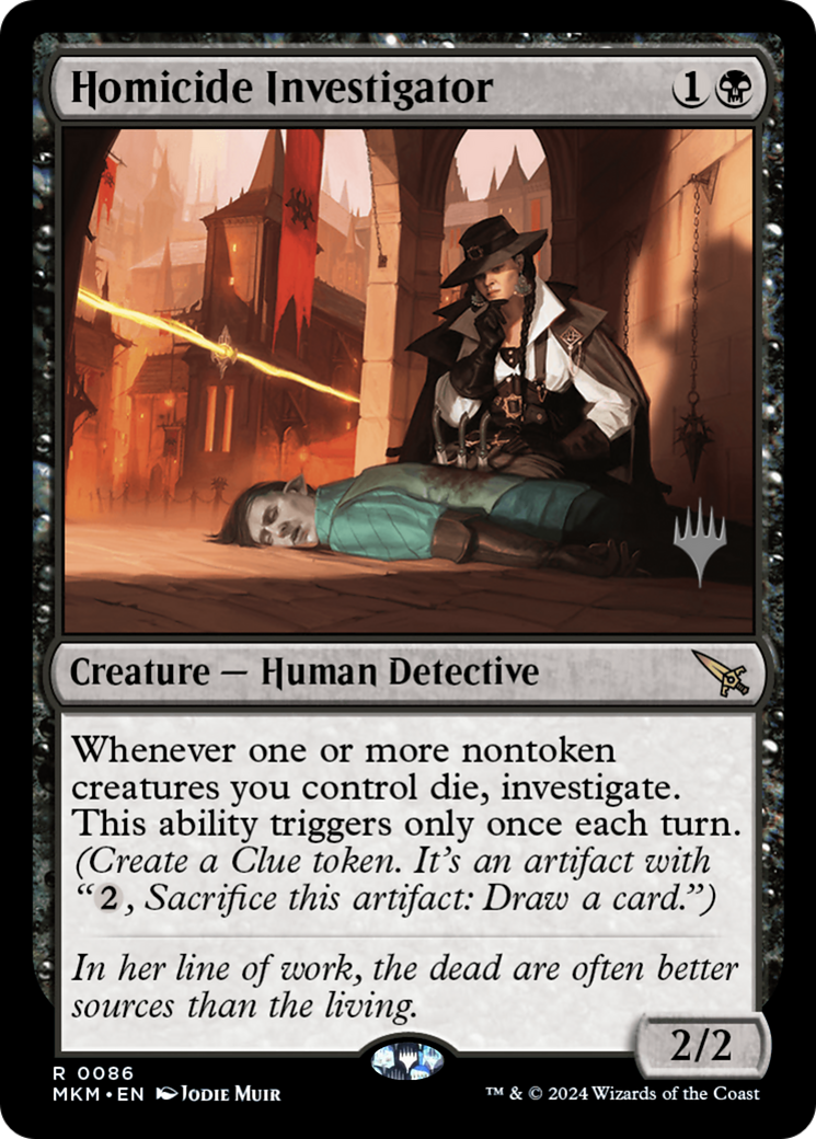 Homicide Investigator (086) Foil - Murders at Karlov Manor Promos