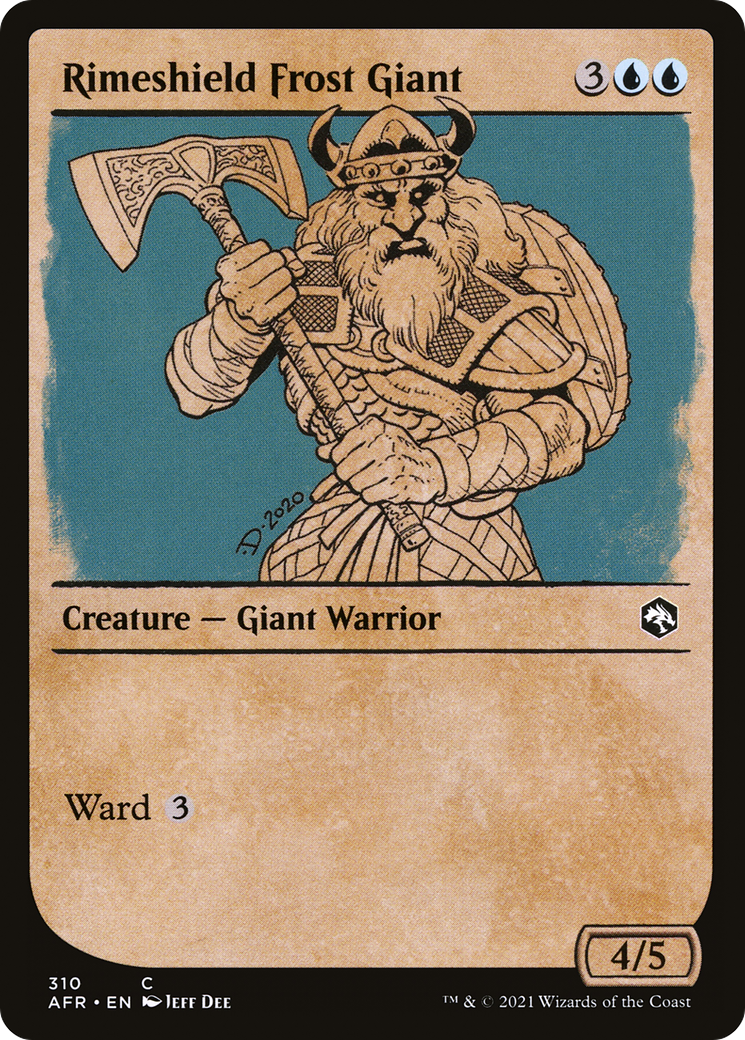 Rimeshield Frost Giant (Showcase) (310) - Adventures in the Forgotten Realms