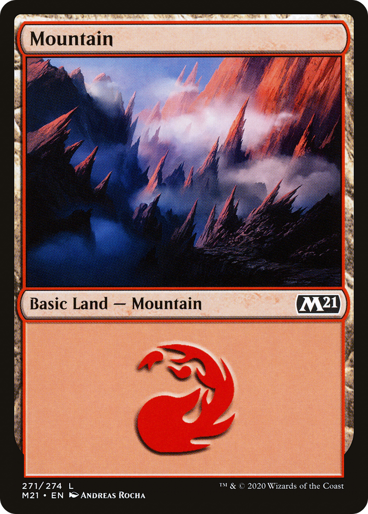 Mountain (271) Foil - Core Set 2021
