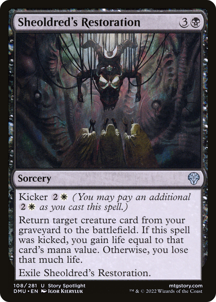 Sheoldred's Restoration (108) Foil - Dominaria United