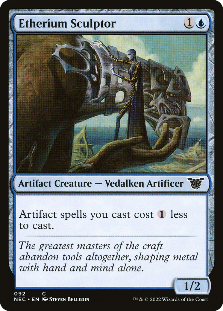 Etherium Sculptor (092) - Neon Dynasty Commander