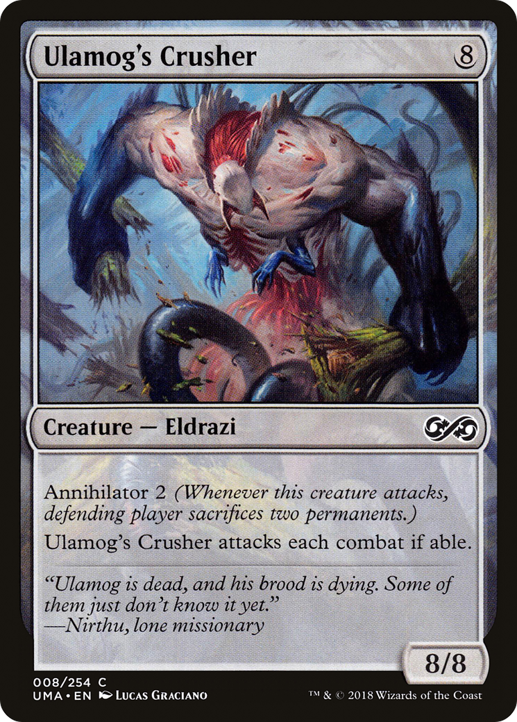 Ulamog's Crusher (008) Foil - Ultimate Masters