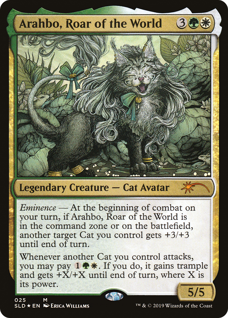 Arahbo, Roar of the World (025) Foil - Secret Lair Drop