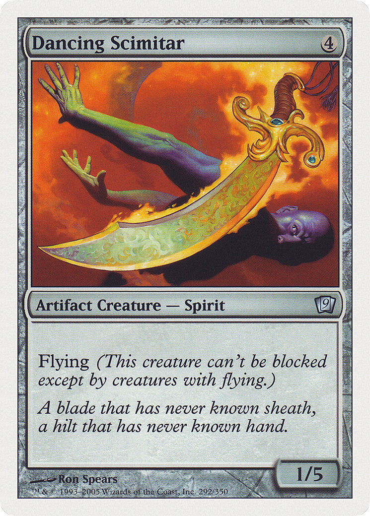 Dancing Scimitar (292) - Ninth Edition