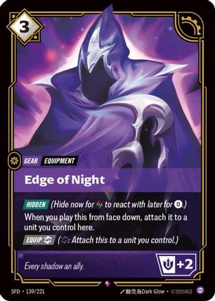 Edge of Night (139) Foil - Spiritforged