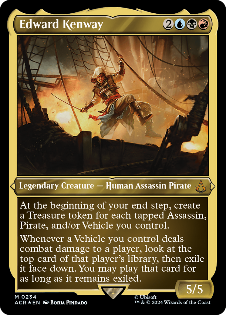 Edward Kenway (234) Etched Foil - Assassin's Creed