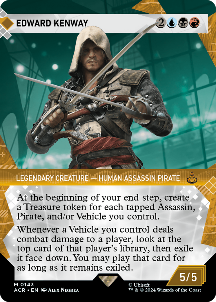 Edward Kenway (Showcase) (143) Foil - Assassin's Creed