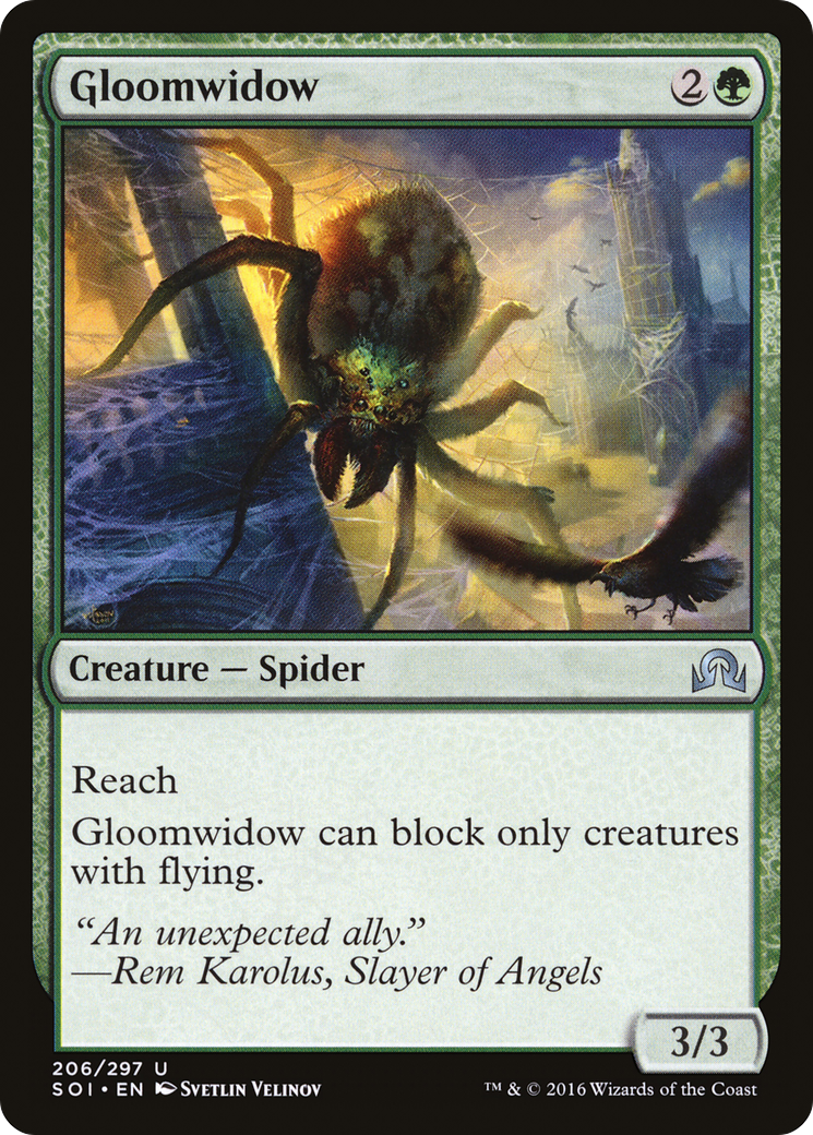 Gloomwidow (206) Foil - Shadows over Innistrad