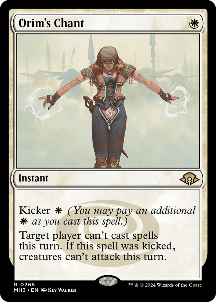 Orim's Chant (265) Foil - Modern Horizons 3