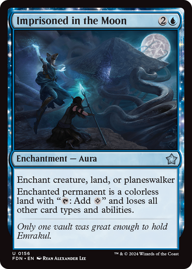 Imprisoned in the Moon (156) Foil - Foundations