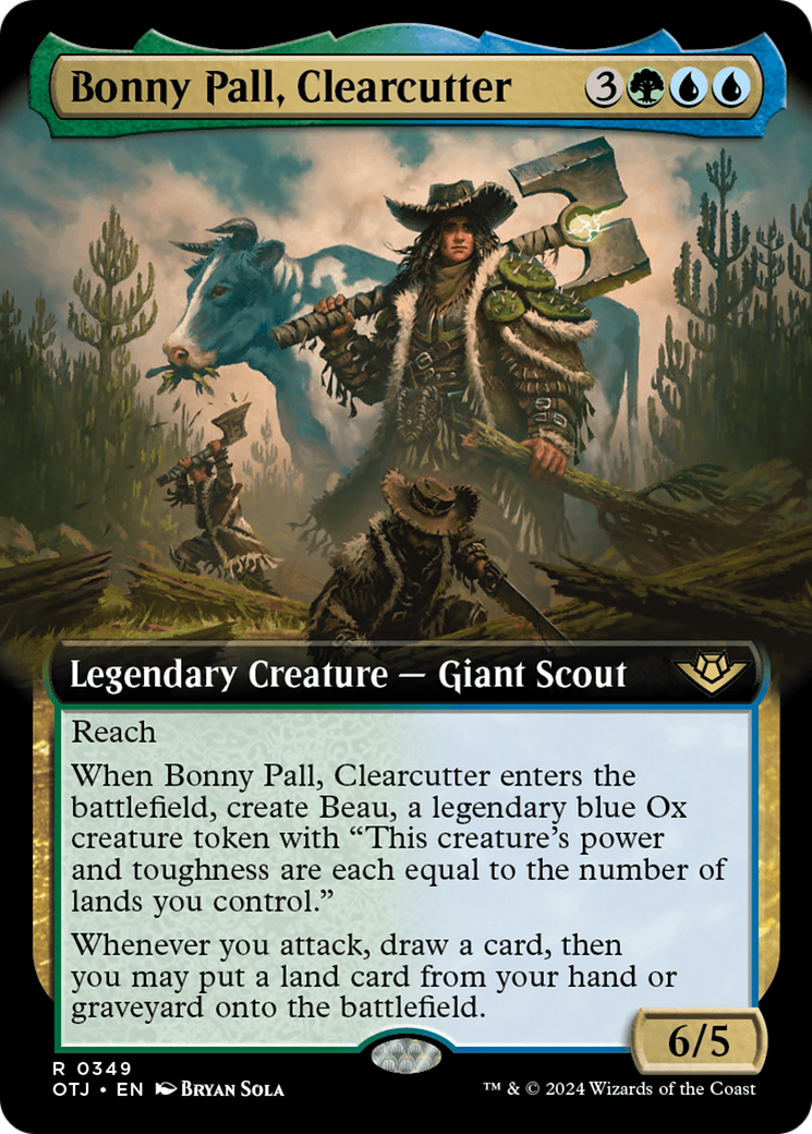 Bonny Pall, Clearcutter (Extended Art) (349) Foil - Outlaws of Thunder Junction