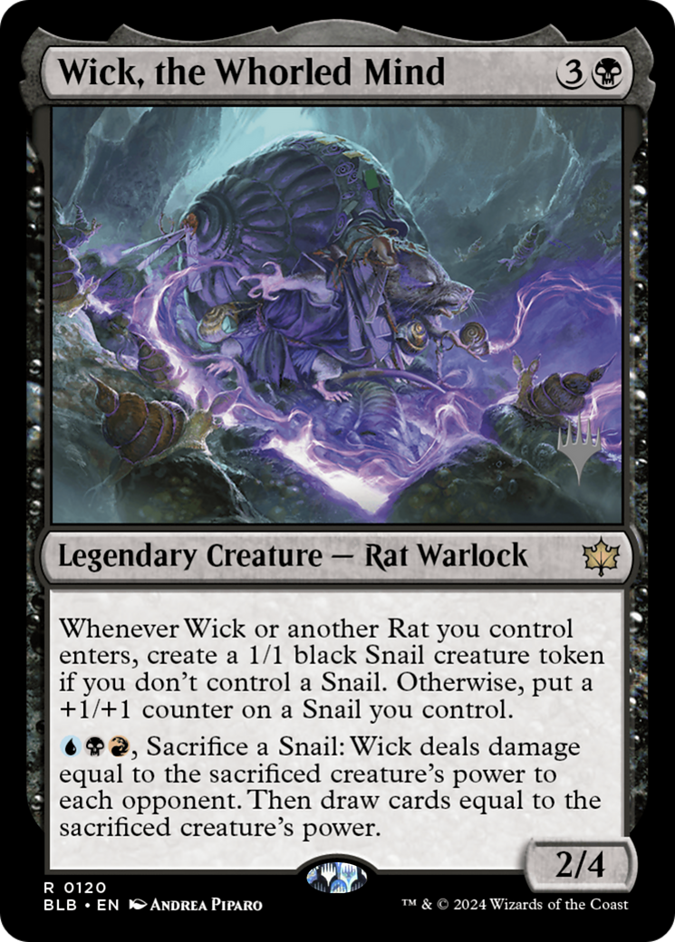 Wick, the Whorled Mind (120) Foil - Bloomburrow Promos
