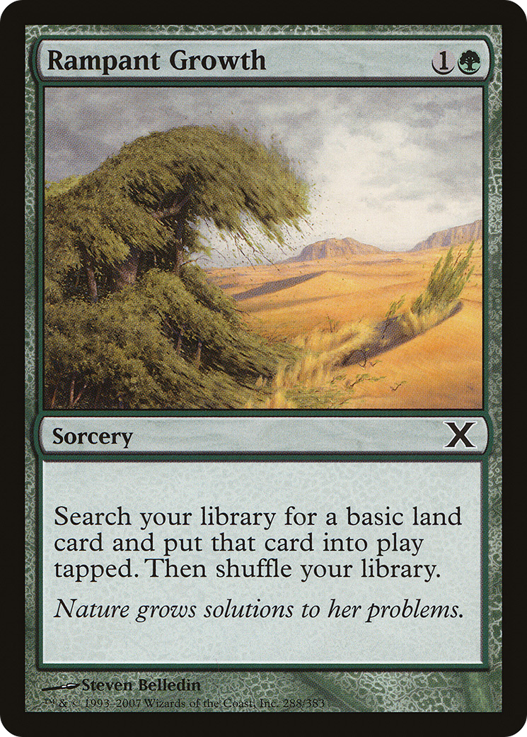 Rampant Growth (288) Foil - Tenth Edition