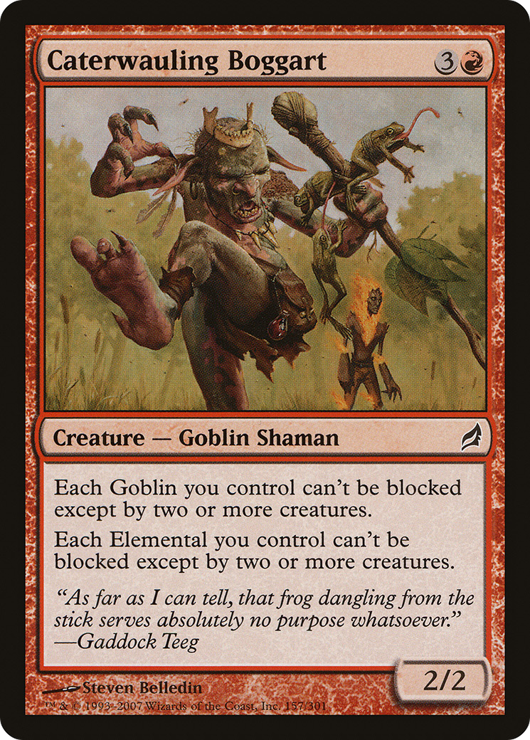 Caterwauling Boggart (157) Foil - Lorwyn