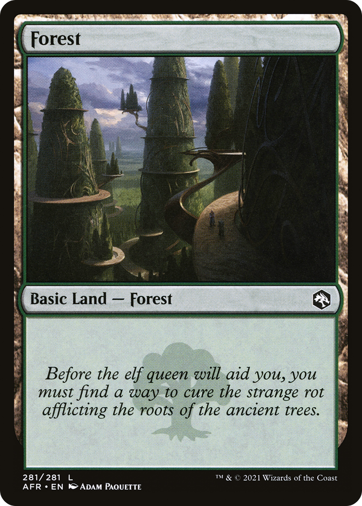 Forest (281) Foil - Adventures in the Forgotten Realms
