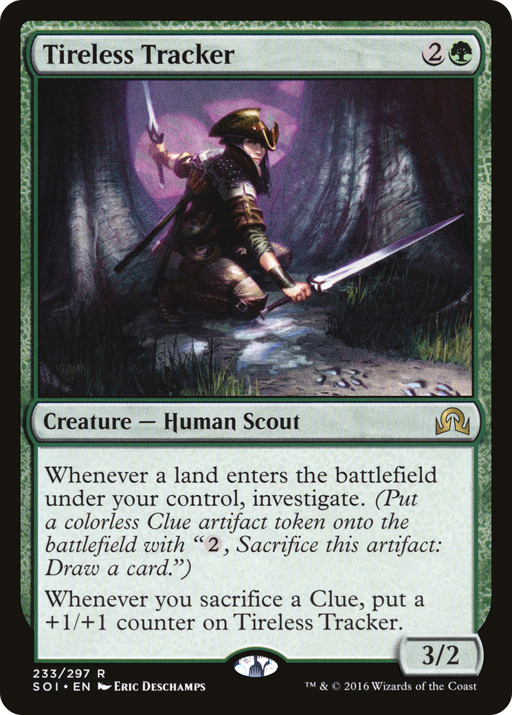 Tireless Tracker (233) Foil - Shadows over Innistrad
