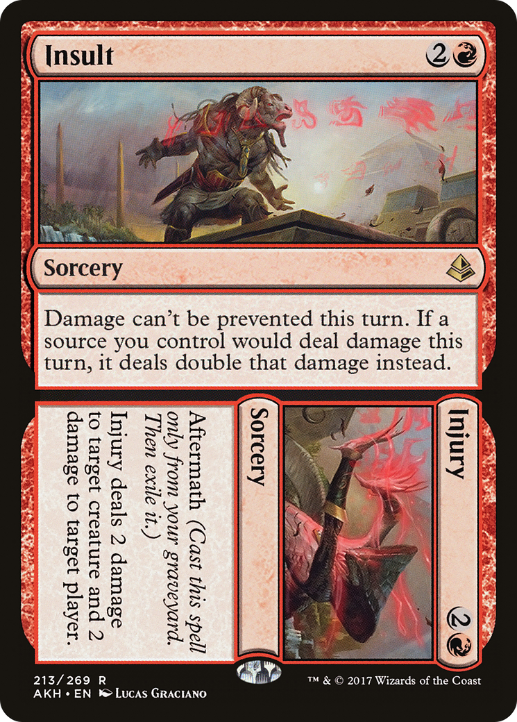 Insult // Injury (213) Foil - Amonkhet