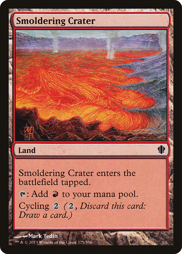 Smoldering Crater (325) - Commander 2013