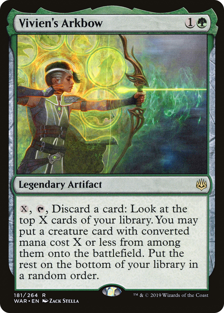 Vivien's Arkbow (181) Foil - War of the Spark