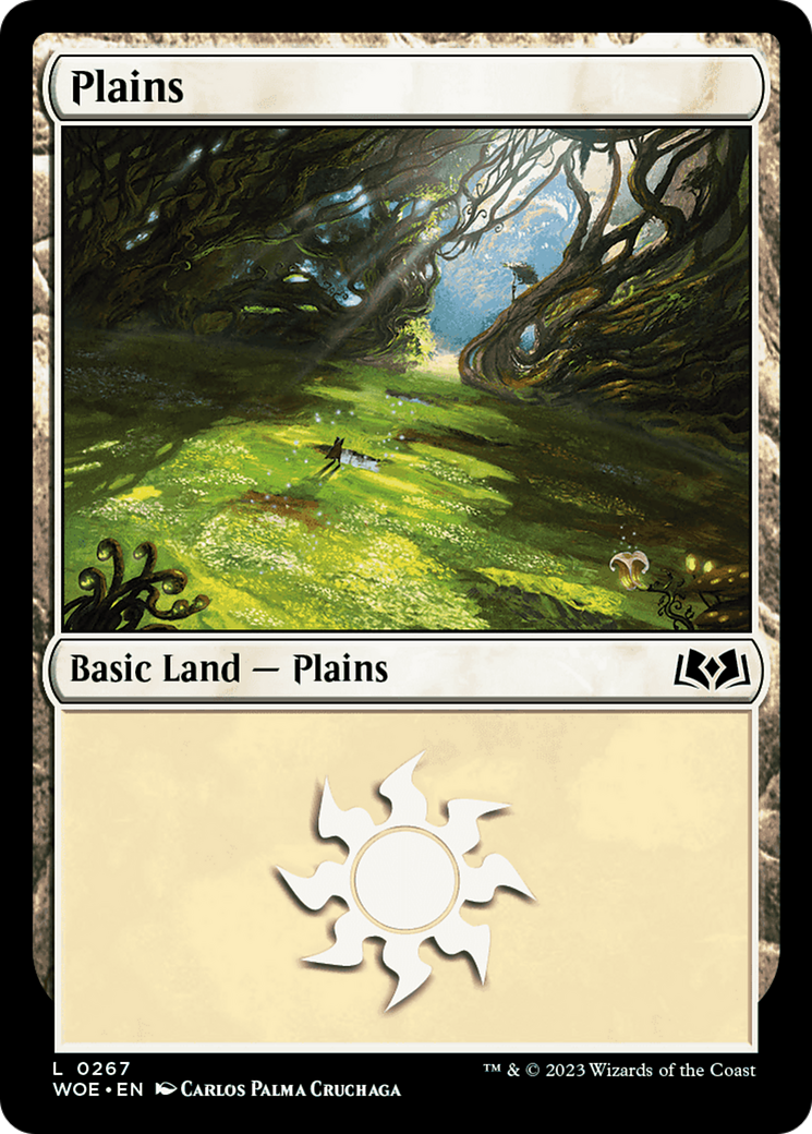 Plains (267) Foil - Wilds of Eldraine