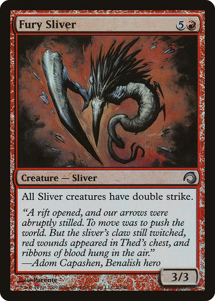 Fury Sliver (025) Foil - Premium Deck Series: Slivers