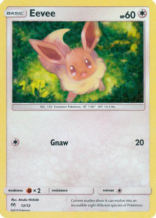 Eevee (12) Holofoil - McDonalds Promos 2019