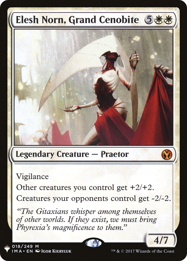 Elesh Norn, Grand Cenobite (IMA-18) - The List