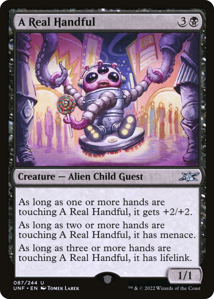 A Real Handful (087) Foil - Unfinity