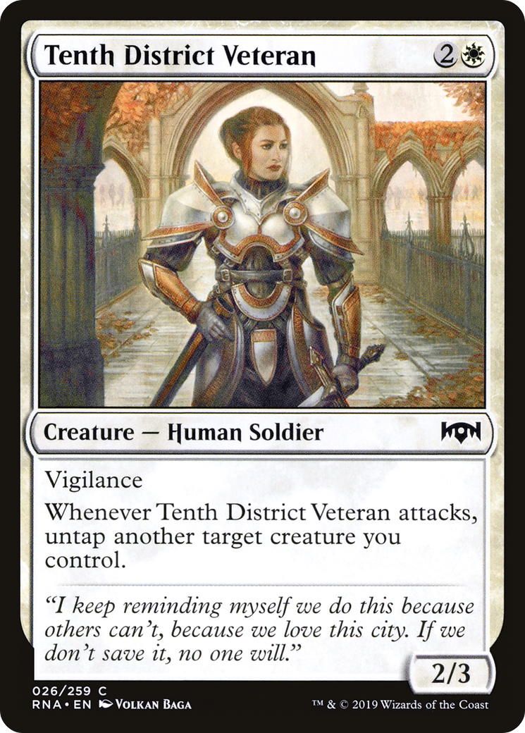 Tenth District Veteran (026) - Ravnica Allegiance