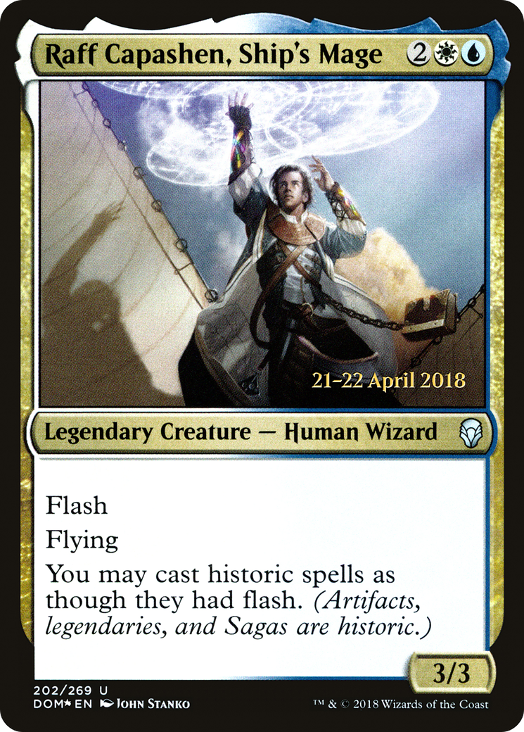 Raff Capashen, Ship's Mage (202) Foil - Dominaria Promos