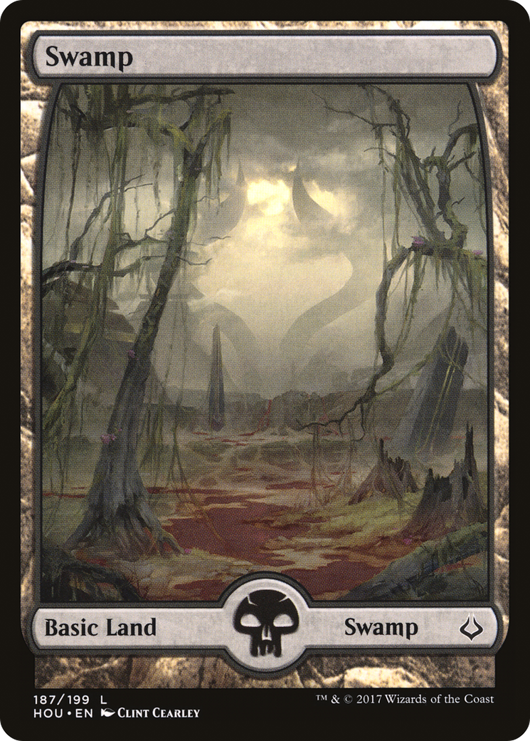 Swamp – Full Art (187) Foil - Hour of Devastation