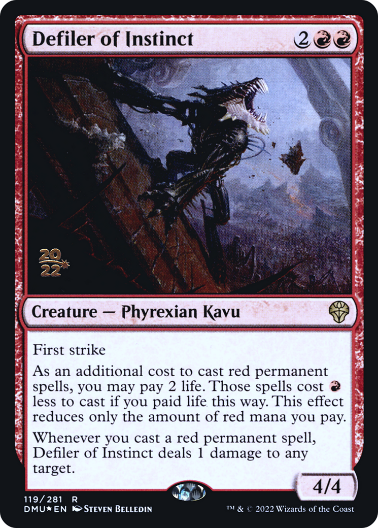 Defiler of Instinct (119s) Foil - Dominaria United Promos