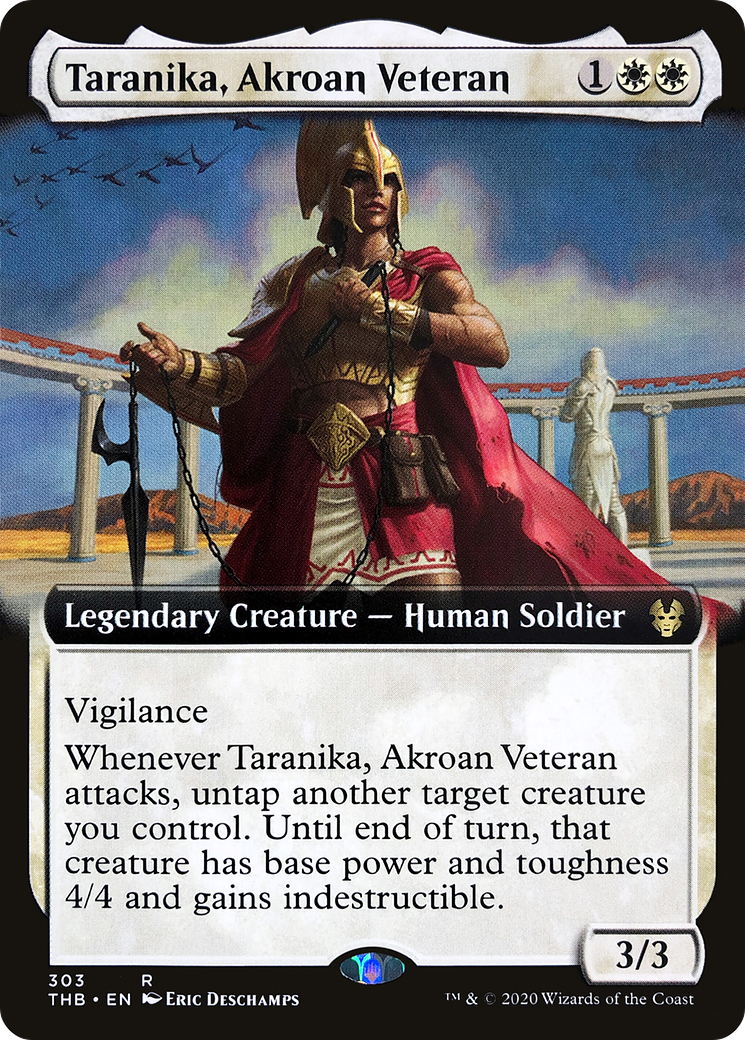 Taranika, Akroan Veteran (Extended Art) (303) - Theros Beyond Death