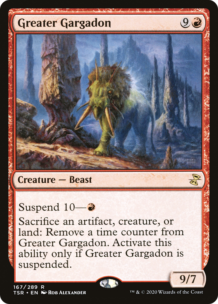 Greater Gargadon (167) Foil - Time Spiral Remastered