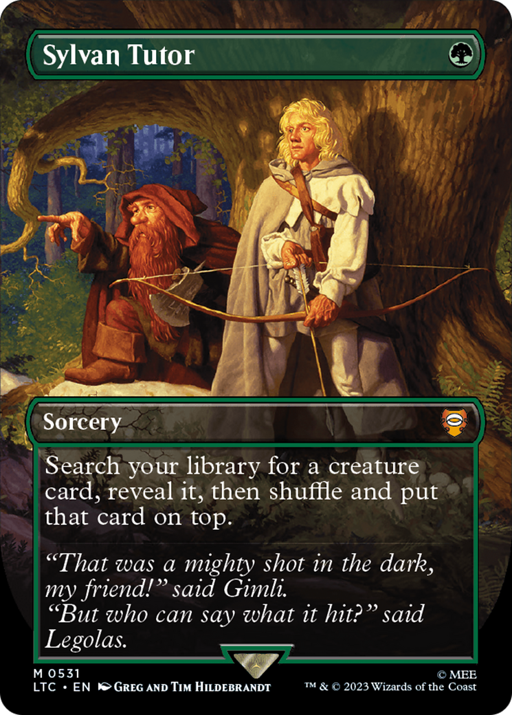 Sylvan Tutor (Borderless) (531) - Tales of Middle-earth Commander