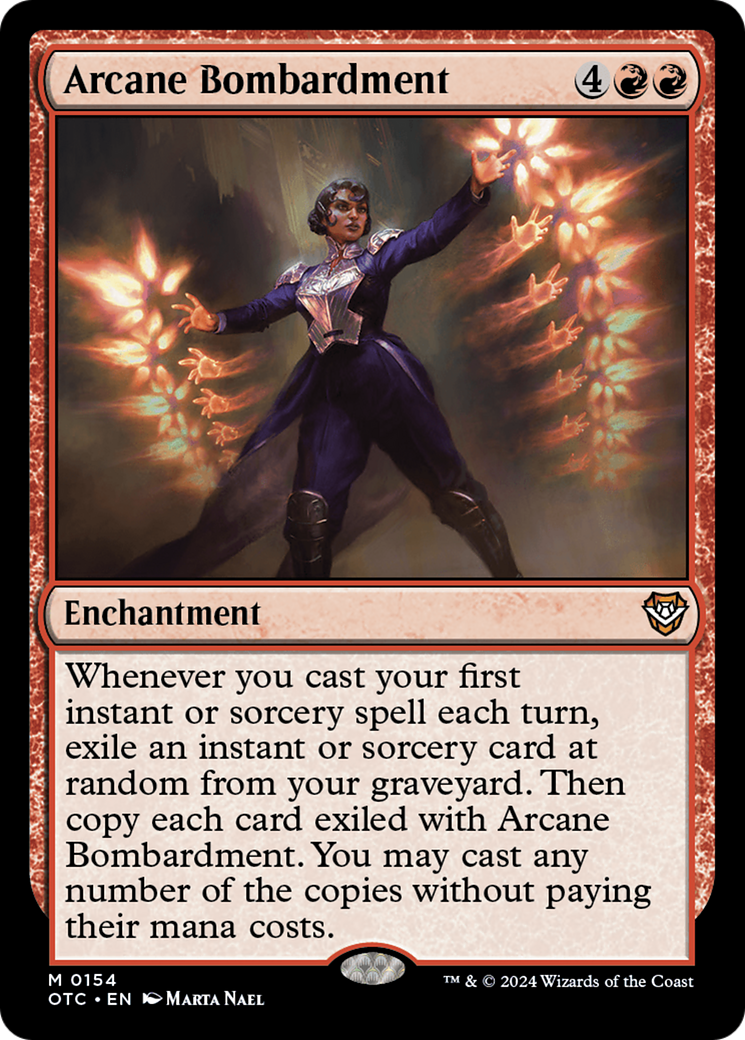 Arcane Bombardment (154) - Outlaws of Thunder Junction Commander