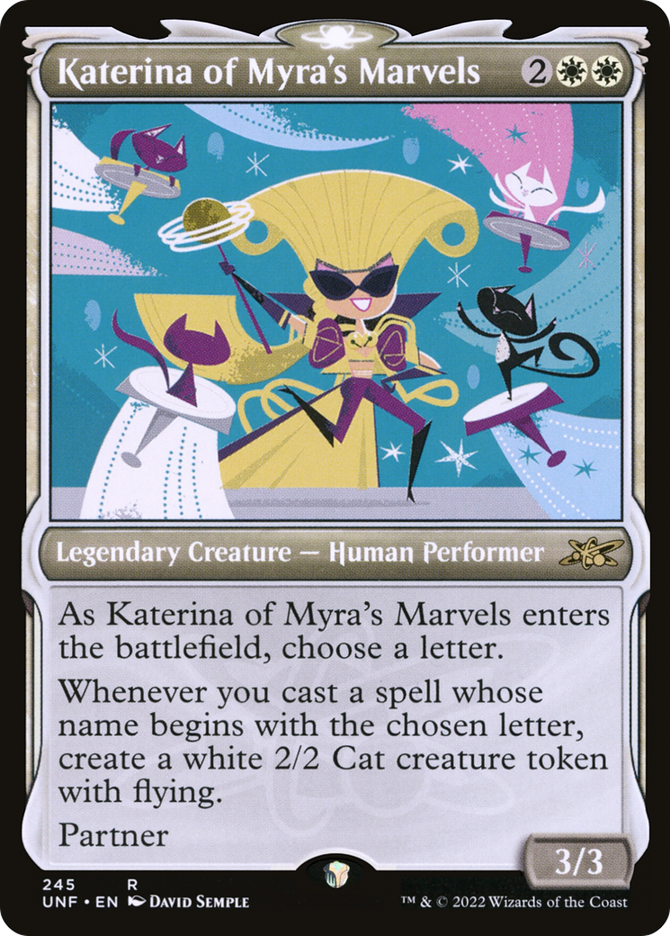 Katerina of Myra's Marvels (Showcase) (245) Foil - Unfinity