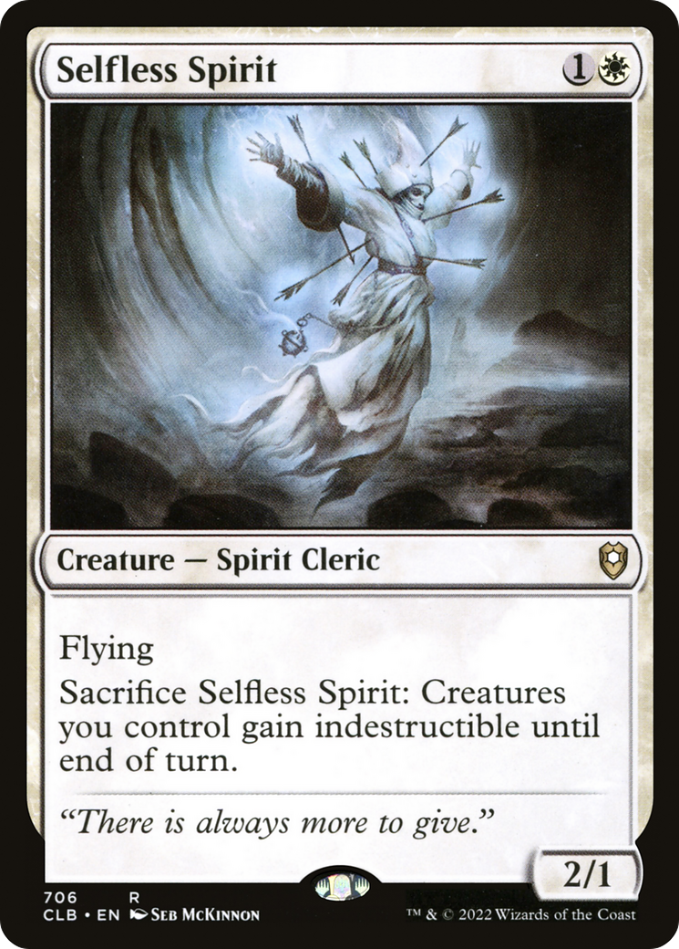 Selfless Spirit (706) - Commander Legends: Battle for Baldur's Gate