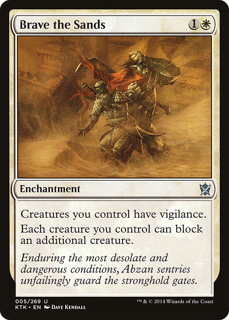 Brave the Sands (005) Foil - Khans of Tarkir