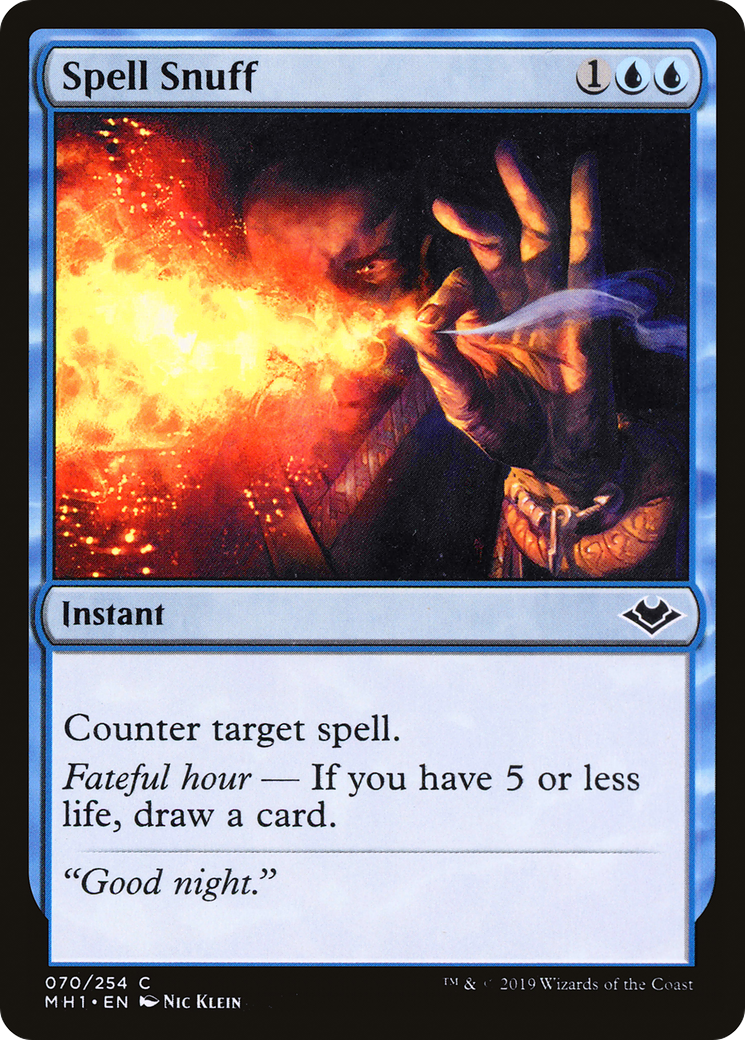 Spell Snuff (070) Foil - Modern Horizons