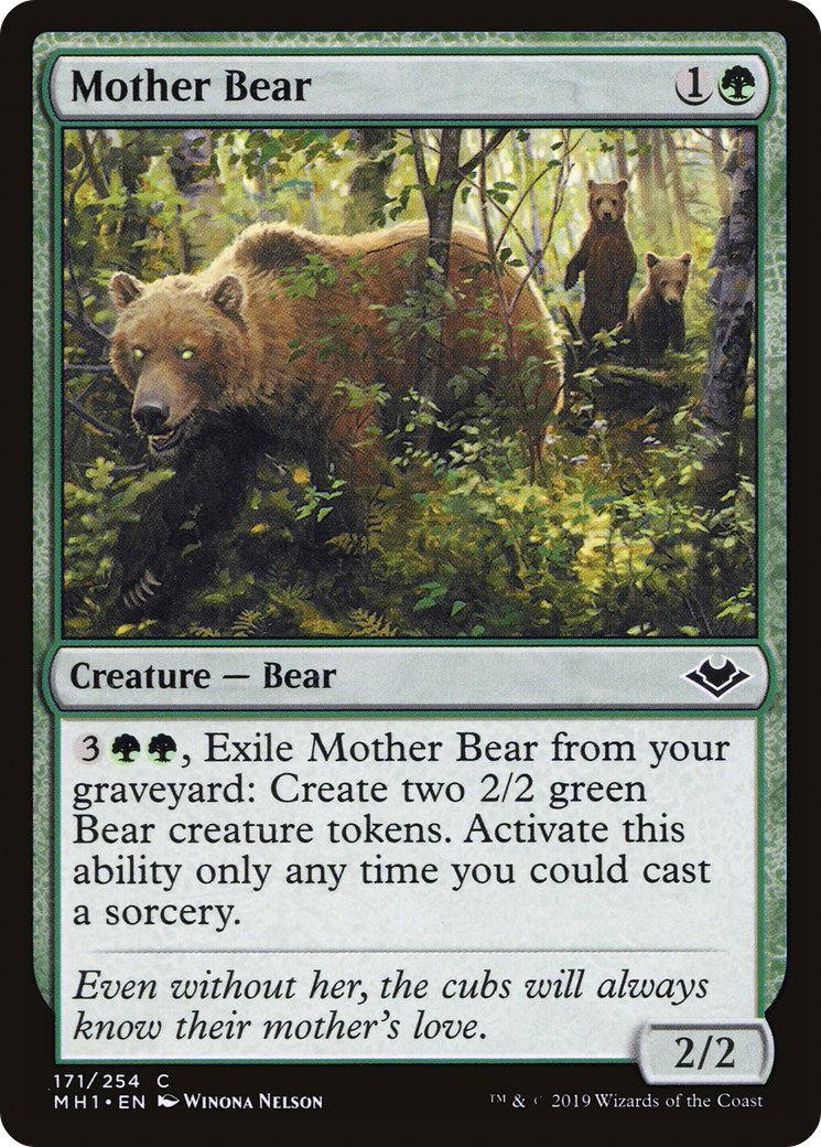 Mother Bear (171) Foil - Modern Horizons