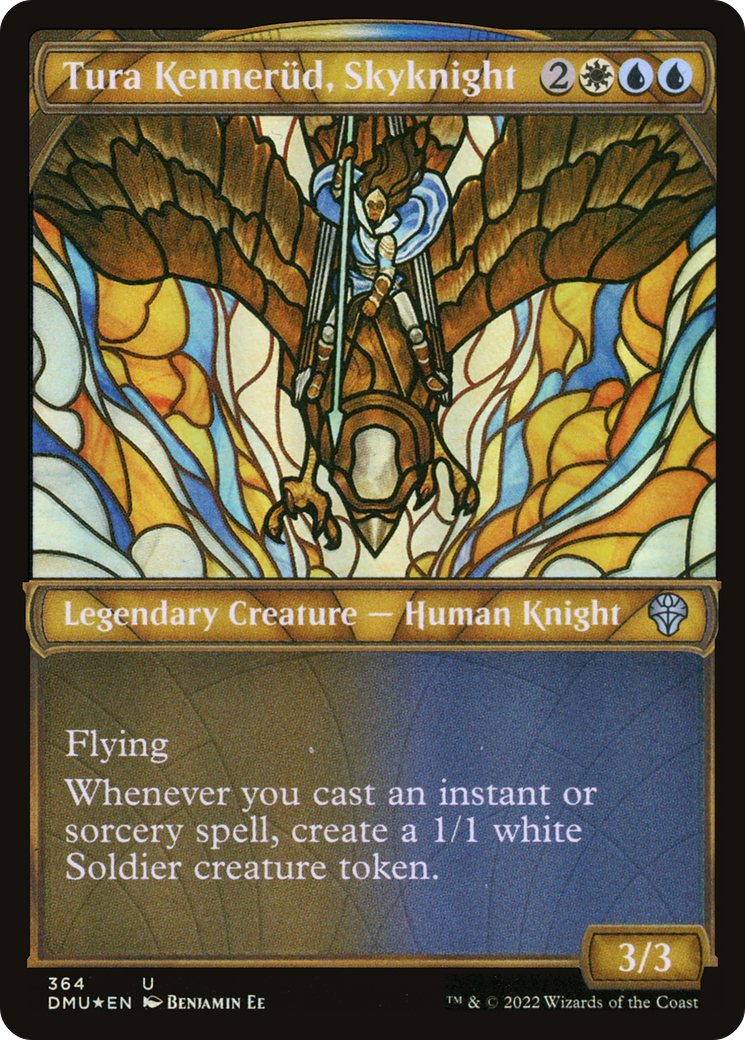 Tura Kennerud, Skyknight (Textured Foil) (Showcase) (364) Foil - Dominaria United