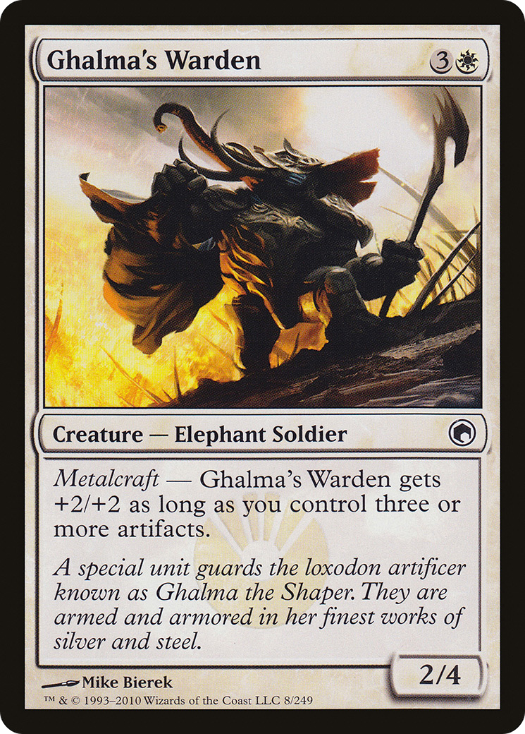 Ghalma's Warden (008) - Scars of Mirrodin