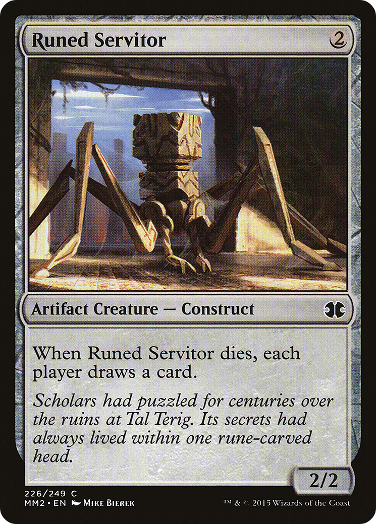 Runed Servitor (226) - Modern Masters 2015