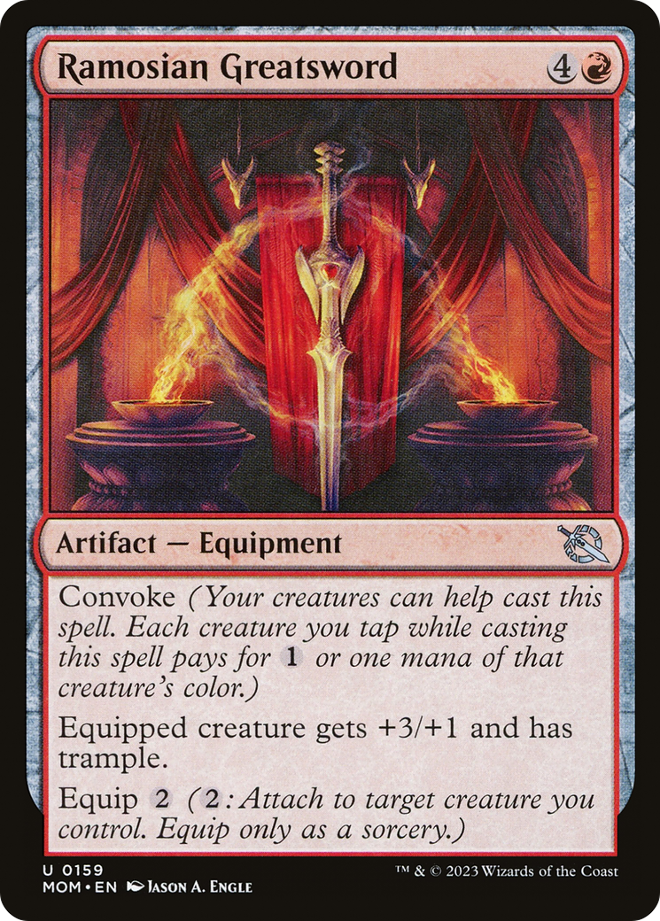 Ramosian Greatsword (159) Foil - March of the Machine