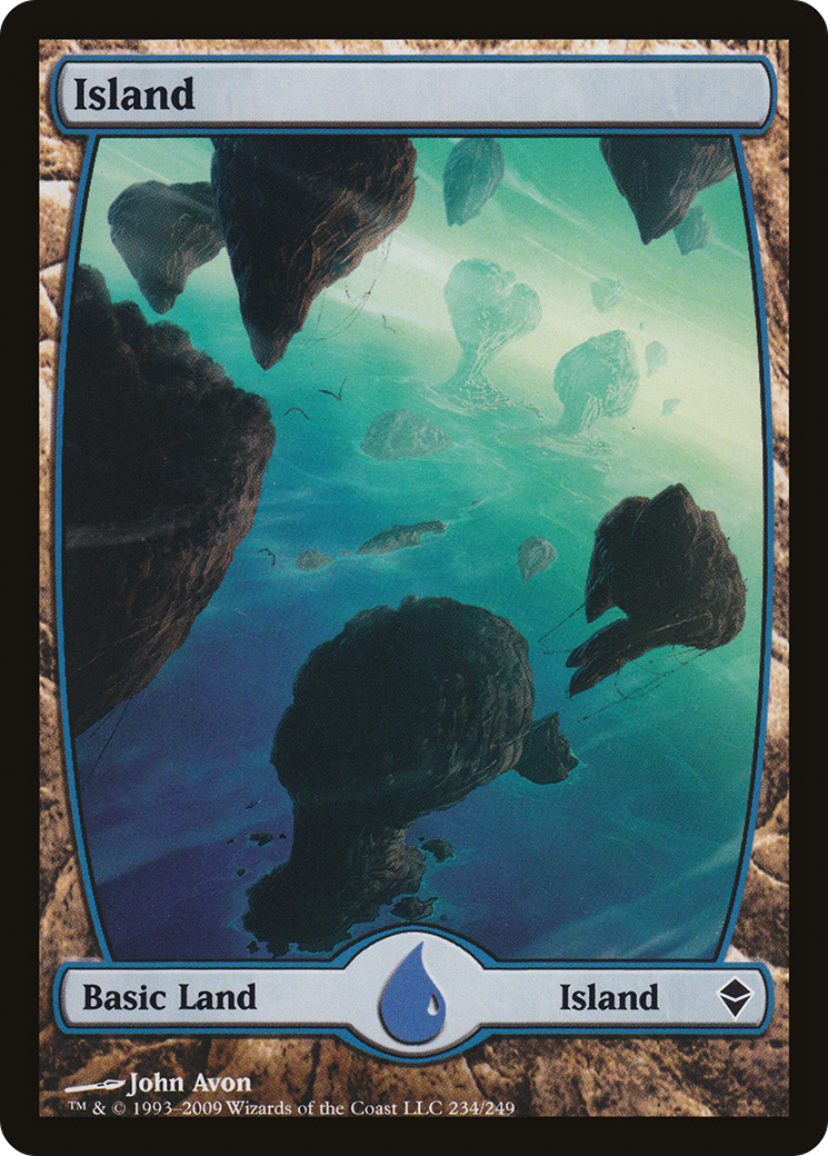 Island – Full Art (234) - Zendikar