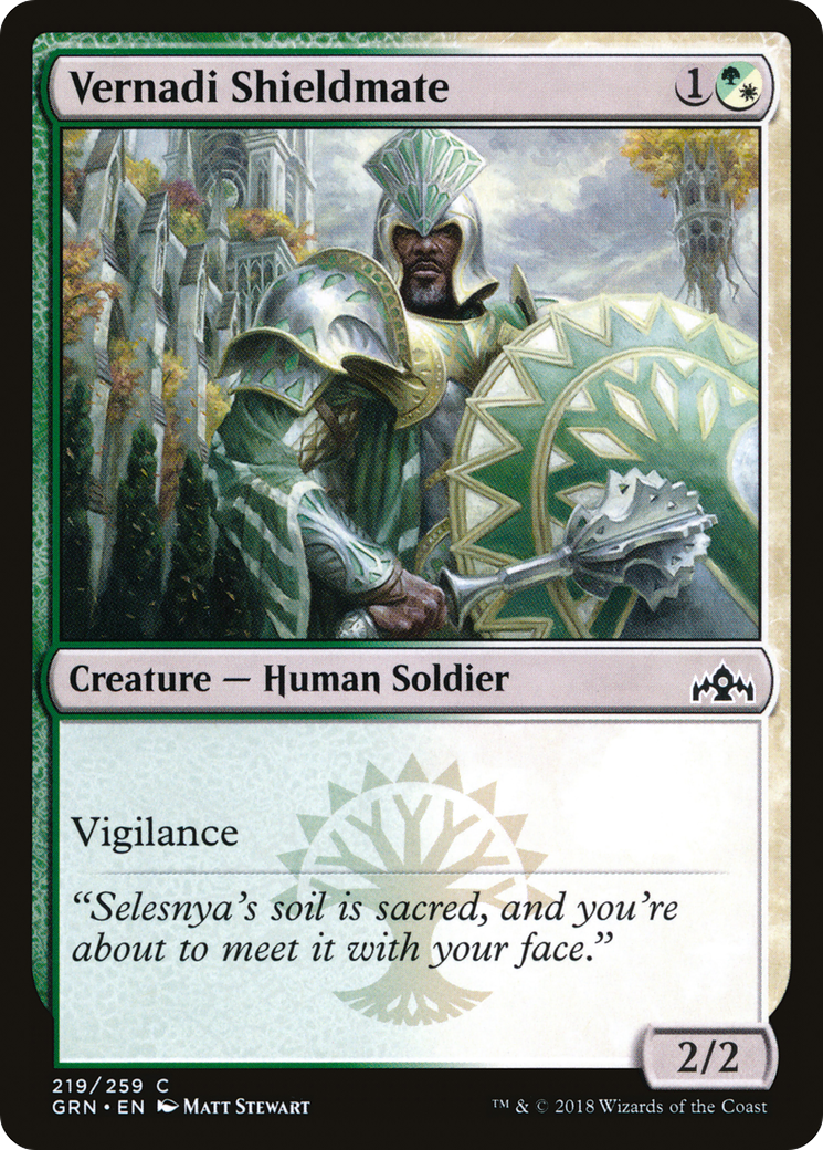 Vernadi Shieldmate (219) Foil - Guilds of Ravnica