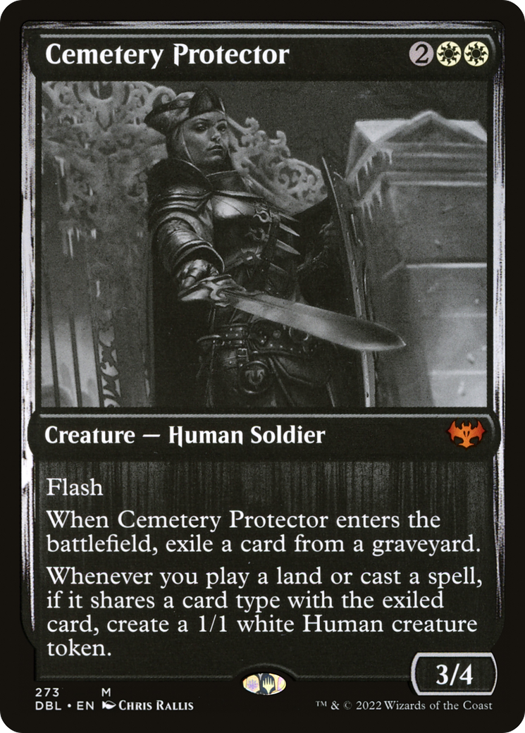 Cemetery Protector (273) Foil - Innistrad: Double Feature