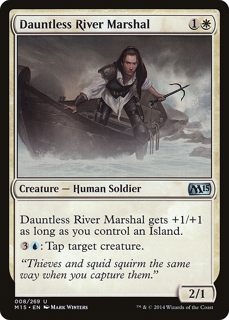 Dauntless River Marshal (008) Foil - Magic 2015