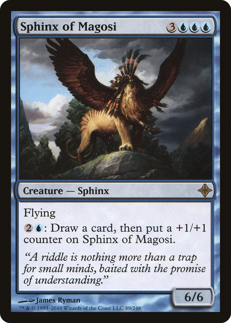 Sphinx of Magosi (089) Foil - Rise of the Eldrazi